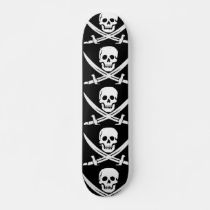 SKULL I GRÄNSERNA PIRAT MINI SKATEBOARD BRÄDA 18,5 CM