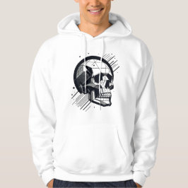 Skull i olika stilar 04 hoodie