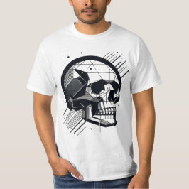 Skull i olika stilar 04 t shirt