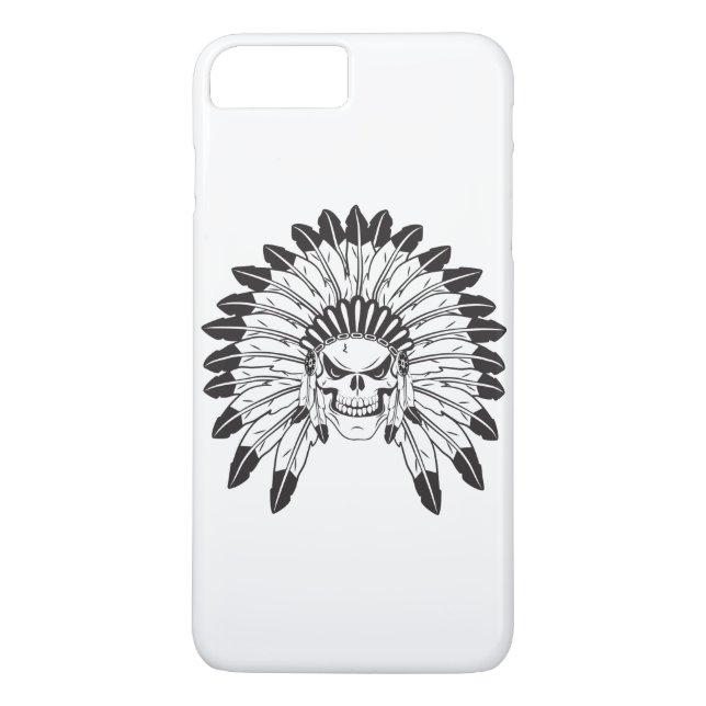 Skull indisk chef Case-Mate iPhone skal (Baksida)