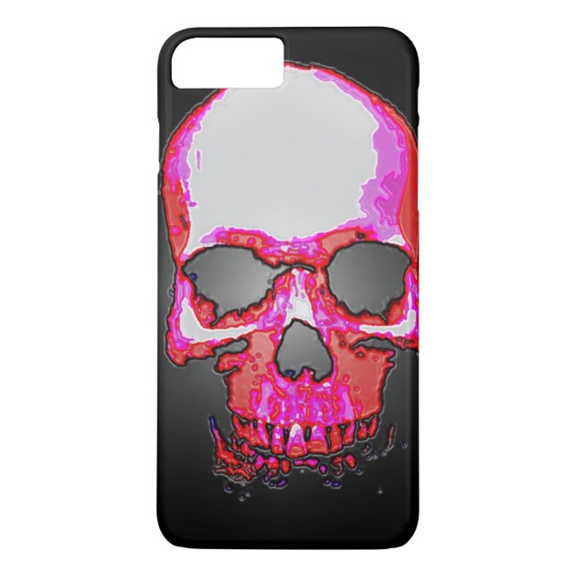 Skull iPhone 7 Fodral Case-Mate iPhone Skal (Baksida)