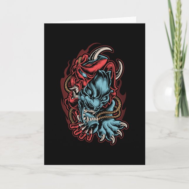 Skull japanska kort (Framsida)