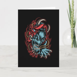 Skull japanska kort