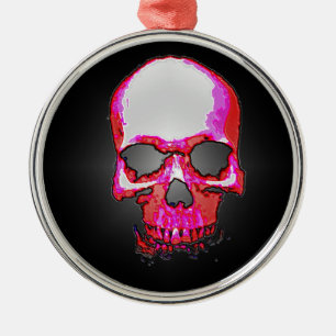 Skull Julgransprydnad Metall