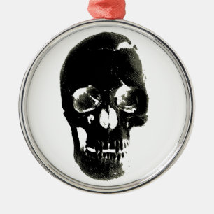 Skull Julgransprydnad Metall