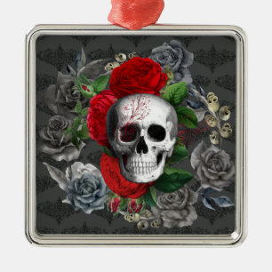 Skull Julgransprydnad Metall