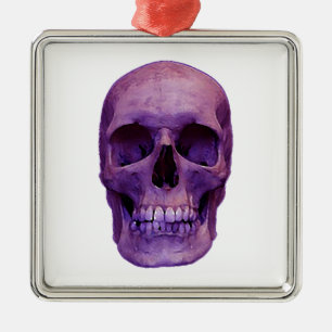 Skull Julgransprydnad Metall