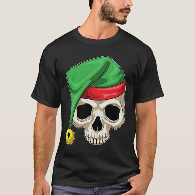 Skull jultomat t shirt (Framsida)
