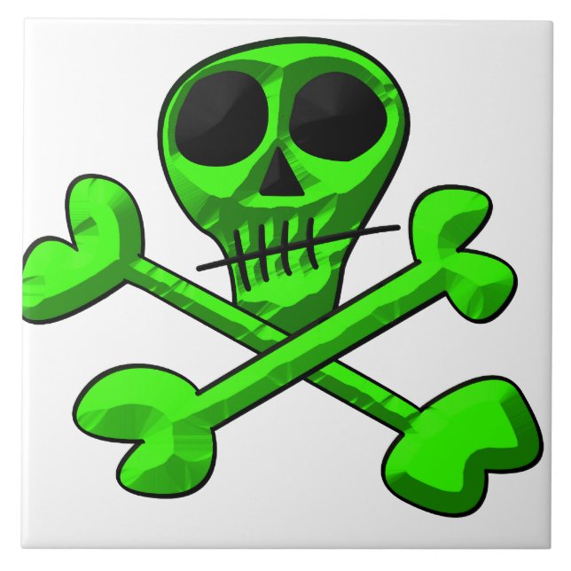 skull   kakelplatta (Framsidan)