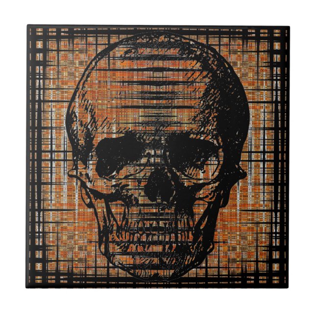 Skull Kakelplatta (Framsidan)