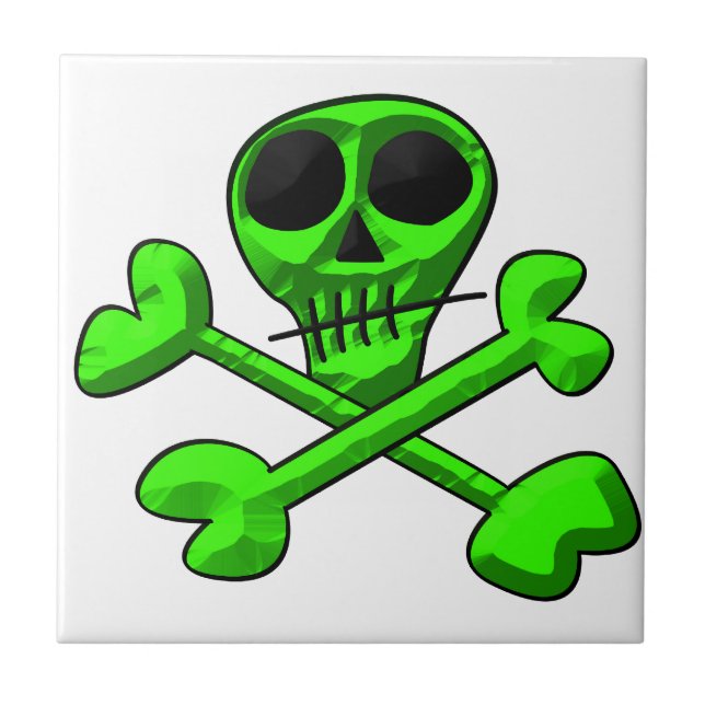 Skull Kakelplatta (Framsidan)