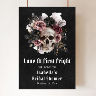 Skull Kärlek vid första högerkanten av Möhippan Vä Poster