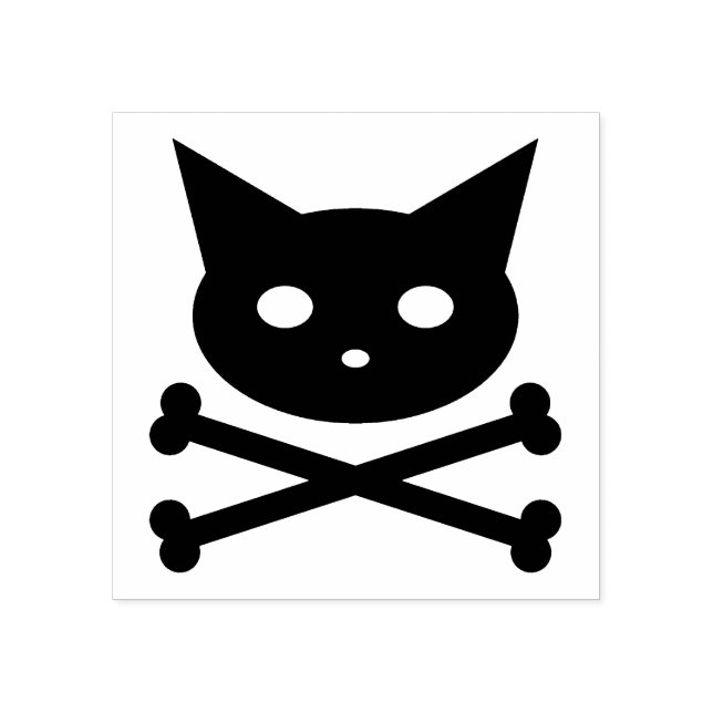 +{ Skull Kattunge }}+ Stämpel (Tryck)