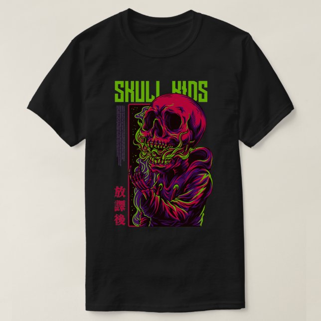 Skull Kids T Shirt (Design framsida)
