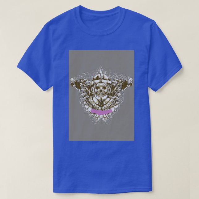Skull Knight Classic TShirt T Shirt (Design framsida)