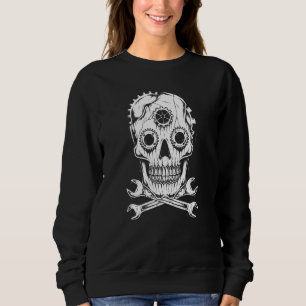 Skull Kor Wrench Gearhead Car Mechanics Hallowee T Shirt