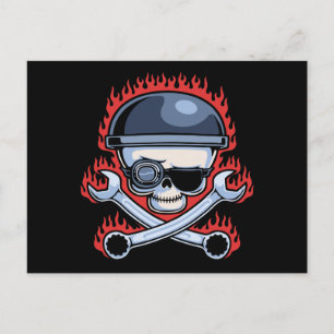 Skull & Kor Wrenches Vykort