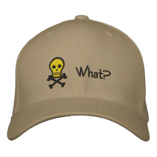 Skull & korsben Anpassadet Embroidery Hat Broderad Keps