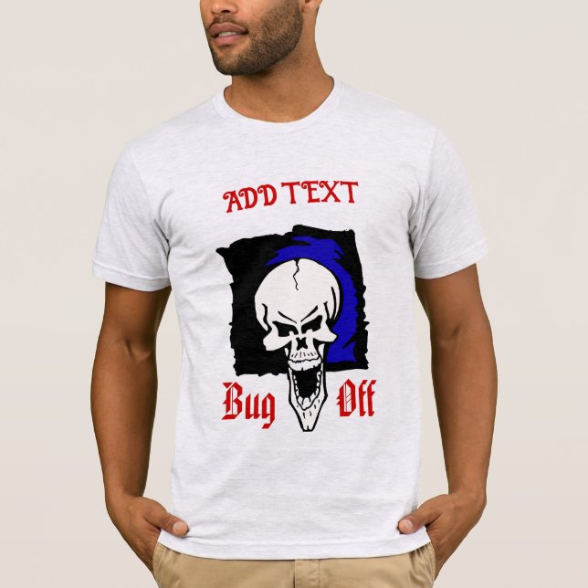 Skull Kryp av T Shirt (Framsida)