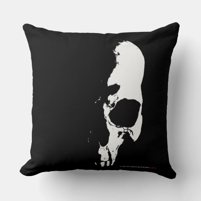 skull kudde (Framsida)