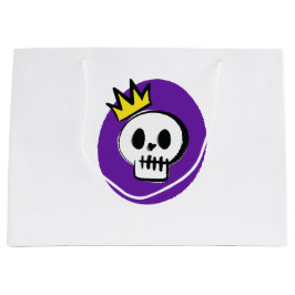 Skull Kung - minimal Halloween Gift Bag