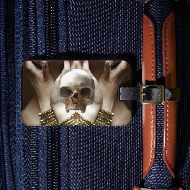 Skull Magic Luggage Tag Bagagebricka (Framsida Insitu 4)