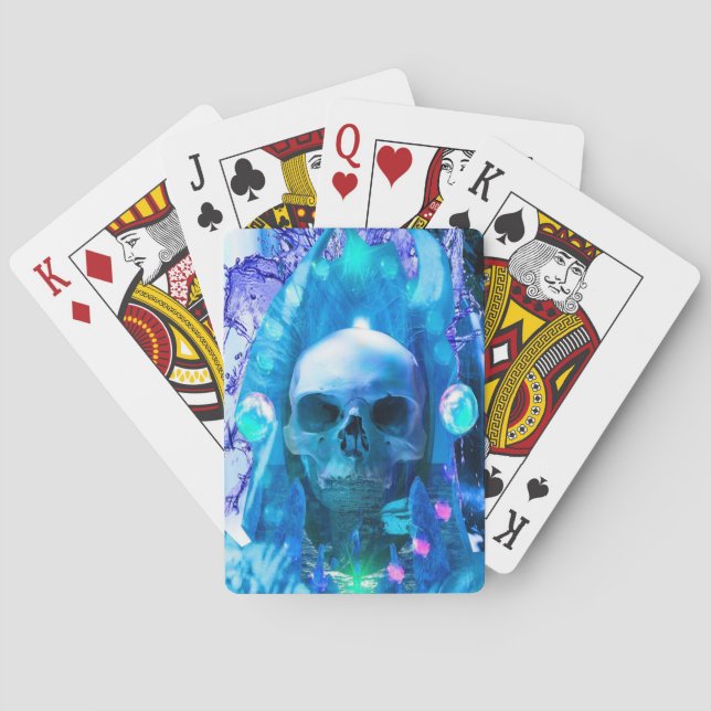 Skull Magician Casinokort (Baksidan)