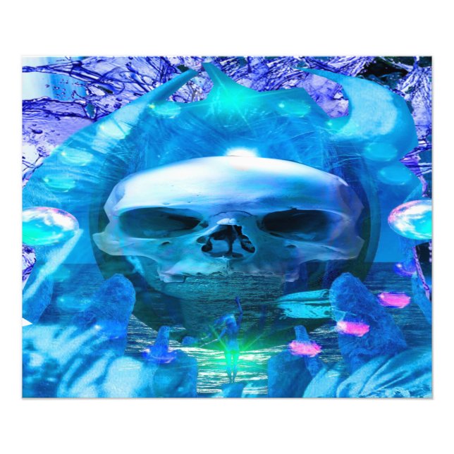 Skull Magician Fototryck (Framsidan)