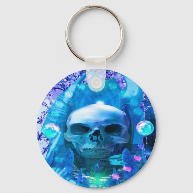 Skull Magician Nyckelring (Framsida)