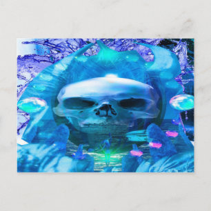 Skull Magician Vykort