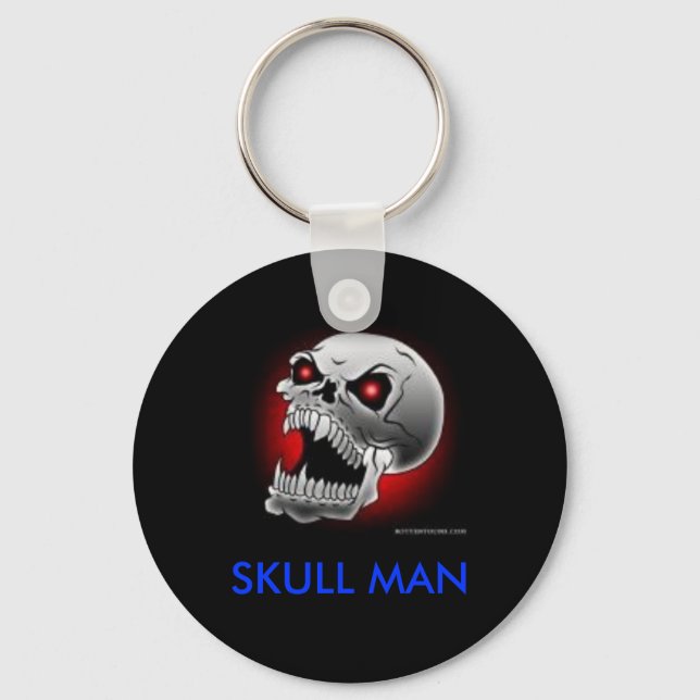 SKULL MAN-nyckelkedja Nyckelring (Framsida)