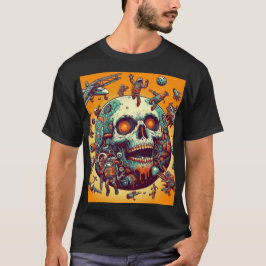 Skull Måne T Shirt