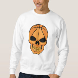 Skull med basketbollhuvud lång ärmad tröja