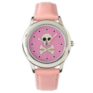 Skull med ben armbandsur