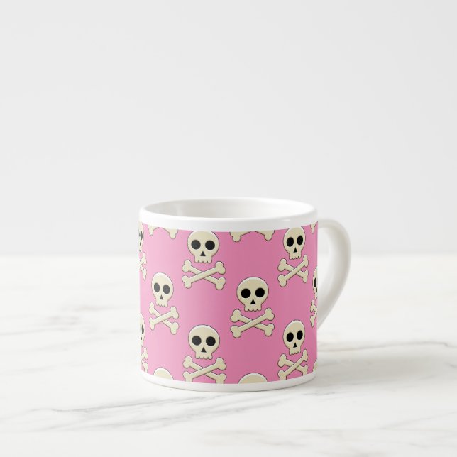 Skull med ben espressomugg (Framsida höger)