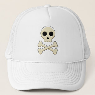 Skull med ben keps
