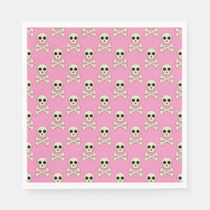 Skull med ben pappersservett