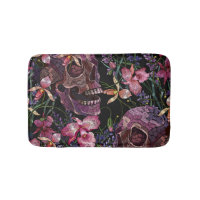 Skull med broderade skinn: Gothic Orchid Mönster
