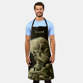 Skull med Burning Cigarette av Vincent van Gogh
