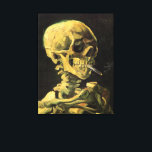 Skull med Burning Cigarette av Vincent van Gogh Canvastryck<br><div class="desc">Skull med Burning Cigarette av Vincent van Gogh är en vintage bra konst post impressionism fortfarande livmålning. En porträtt av humant skelettrökning. Underbar använda för antirökprodukter. Rökning av dödor på 1 000-talet varje år hjälper någon att sluta röka idag. Underbar image för Halloween eller Día de los Muertos, Day of...</div>