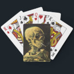 Skull med Burning Cigarette av Vincent van Gogh Casinokort<br><div class="desc">Skull med Burning Cigarette av Vincent van Gogh är en vintage bra konst post impressionism fortfarande livmålning. En porträtt av humant skelettrökning. Underbar använda för antirökprodukter. Rökning av dödor på 1 000-talet varje år hjälper någon att sluta röka idag. Underbar image för Halloween eller Día de los Muertos, Day of...</div>