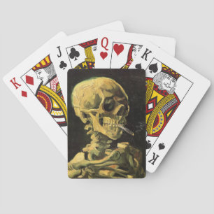 Skull med Burning Cigarette av Vincent van Gogh Casinokort