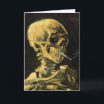 Skull med Burning Cigarette av Vincent van Gogh Kort<br><div class="desc">Skull med Burning Cigarette av Vincent van Gogh är en vintage bra konst post impressionism fortfarande livmålning. En porträtt av humant skelettrökning. Underbar använda för antirökprodukter. Rökning av dödor på 1 000-talet varje år hjälper någon att sluta röka idag. Underbar image för Halloween eller Día de los Muertos, Day of...</div>