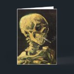 Skull med Burning Cigarette av Vincent van Gogh Kort<br><div class="desc">Skull med Burning Cigarette av Vincent van Gogh är en vintage bra konst post impressionism fortfarande livmålning. En porträtt av humant skelettrökning. Underbar använda för antirökprodukter. Rökning av dödor på 1 000-talet varje år hjälper någon att sluta röka idag. Underbar image för Halloween eller Día de los Muertos, Day of...</div>