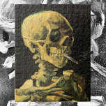 Skull med Burning Cigarette av Vincent van Gogh Pussel<br><div class="desc">Skull med Burning Cigarette av Vincent van Gogh är en vintage bra konst post impressionism fortfarande livmålning. En porträtt av humant skelettrökning. Underbar använda för antirökprodukter. Rökning av dödor på 1 000-talet varje år hjälper någon att sluta röka idag. Underbar image för Halloween eller Día de los Muertos, Day of...</div>