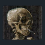 Skull med Burning Cigarette Vincent van Gogh Art<br><div class="desc">Vincent van Gogh (holländska, 1853-1890) Skull på en Skeleton med Burning Cigarette, 1885-86, Oil on canvas Unframed: 32 cm × 24, 5 cm (13 x 9, 6 tum) Tidigt arbete av Vincent van Gogh. Denna lilla målning är en del av den permanenta samlingen av Van Gogh-museet i Amsterdam. Det var...</div>