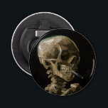 Skull med Burning Cigarette Vincent van Gogh Art Flasköppnare<br><div class="desc">Vincent van Gogh (holländska, 1853-1890) Skull på en Skeleton med Burning Cigarette, 1885-86, Oil on canvas Unframed: 32 cm × 24, 5 cm (13 x 9, 6 tum) Tidigt arbete av Vincent van Gogh. Denna lilla målning är en del av den permanenta samlingen av Van Gogh-museet i Amsterdam. Det var...</div>