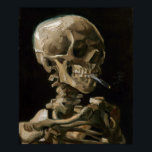 Skull med Burning Cigarette Vincent van Gogh Art Poster<br><div class="desc">Vincent van Gogh (holländska, 1853-1890) Skull på en Skeleton med Burning Cigarette, 1885-86, Oil on canvas Unframed: 32 cm × 24, 5 cm (13 x 9, 6 tum) Tidigt arbete av Vincent van Gogh. Denna lilla målning är en del av den permanenta samlingen av Van Gogh-museet i Amsterdam. Det var...</div>