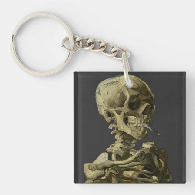 Skull med Cigarette av Van Gogh (Framsidan)