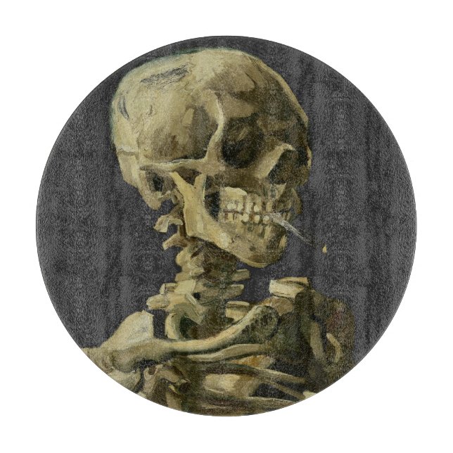 Skull med Cigarette av Van Gogh (Framsidan)